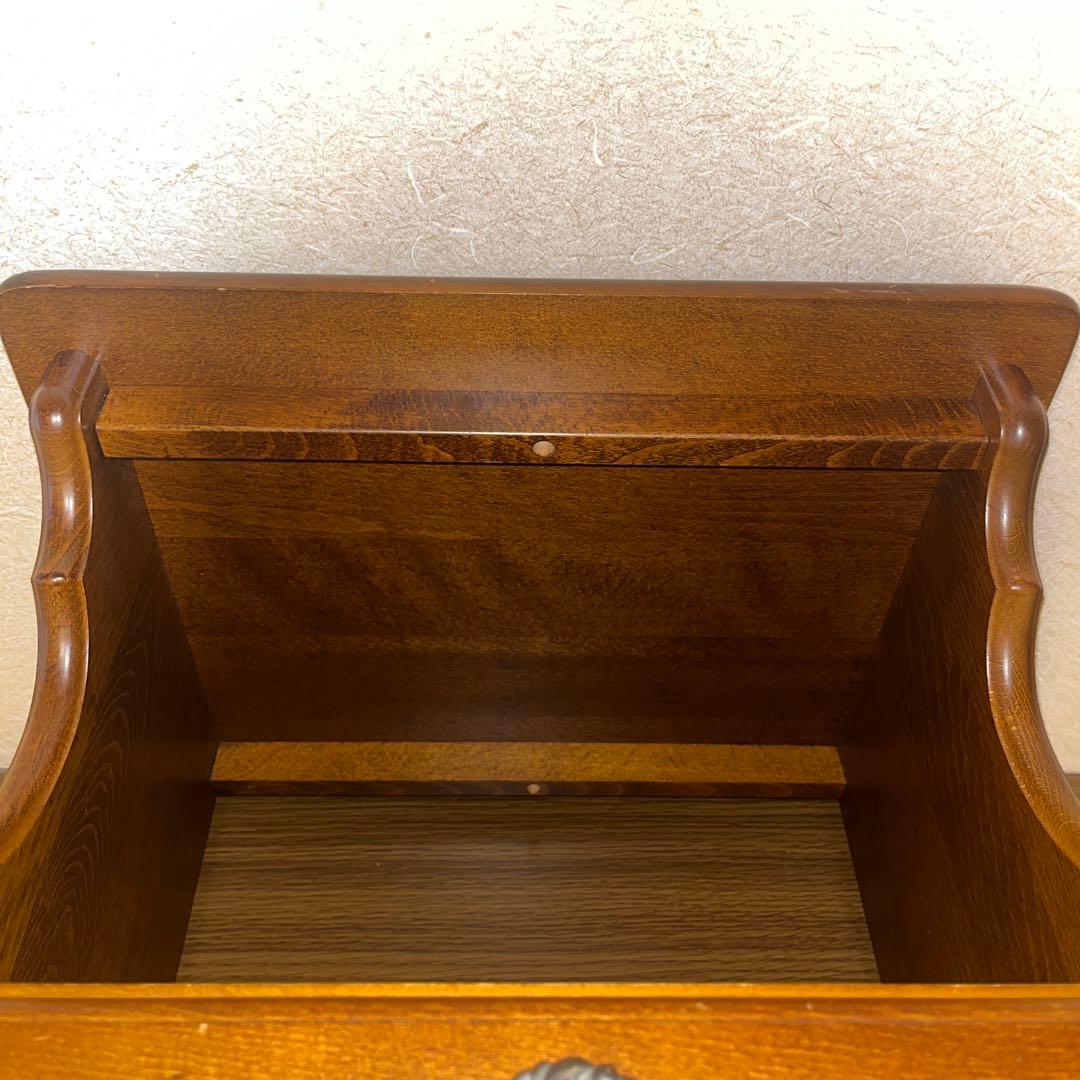 カリモク karimoku サイドテーブル ナイトテーブル 電話台 回転 回転台