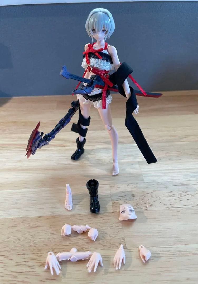 美プラ カスタムドール Xi-Ⅲ ベース オリジナル 改造 忍者 布服 MSG