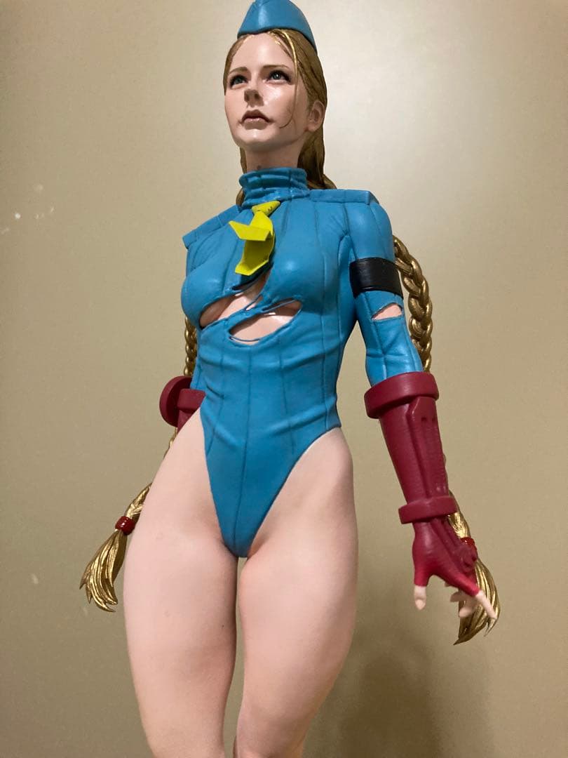 キャミィ フィギュア 青 コスチューム　30cm