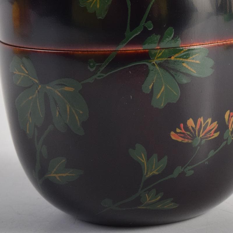 茶道具 瑛斎作 菊蒔絵 中棗 共箱 V 8321 - メルカリ