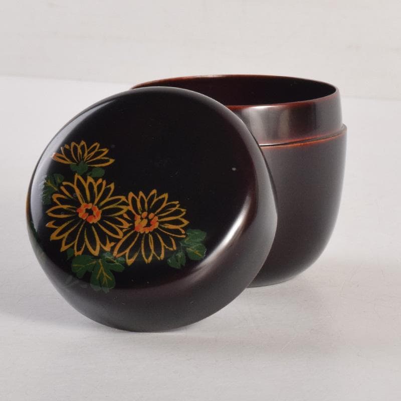 茶道具 瑛斎作 菊蒔絵 中棗 共箱 V 8321 - メルカリ