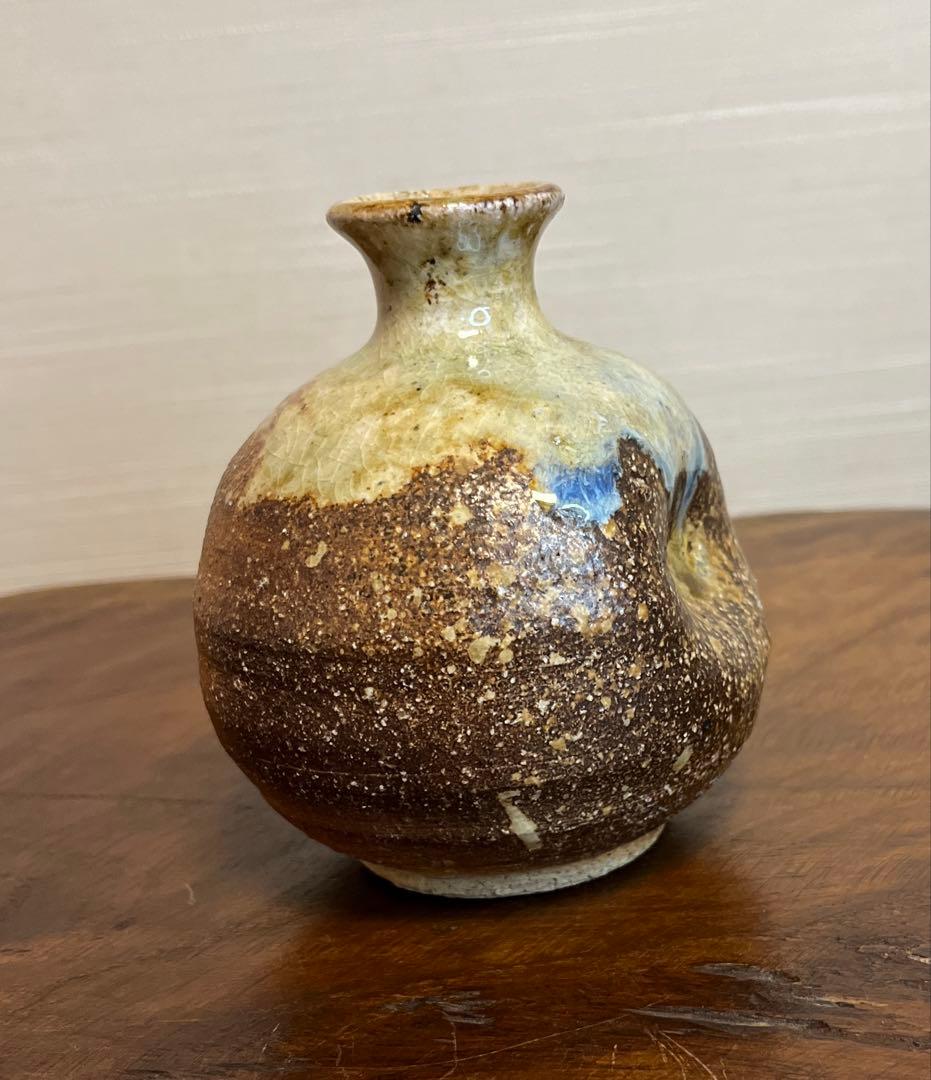 徳利坂本俊人伊賀西山窯陶器製小瓶徳利箱入り青釉薬