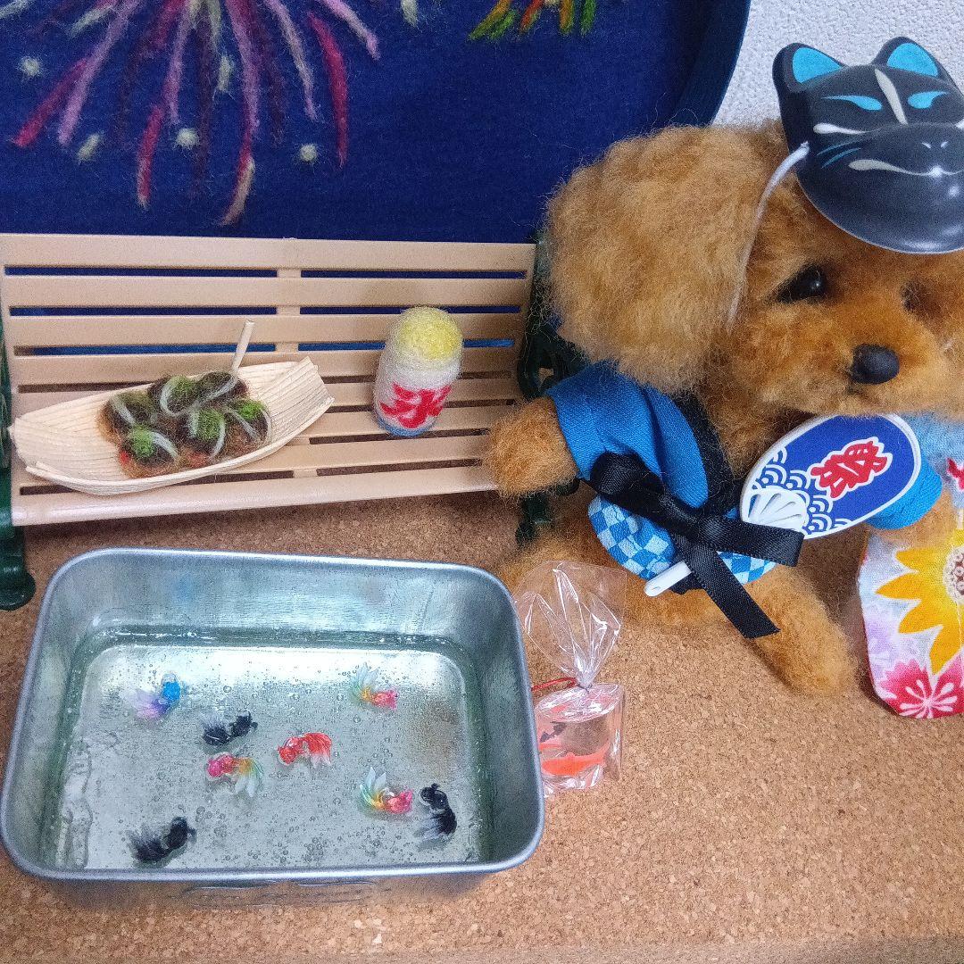 羊毛フェルト トイプードル 8月 ななちゃん様専用 オーダー例 ミル