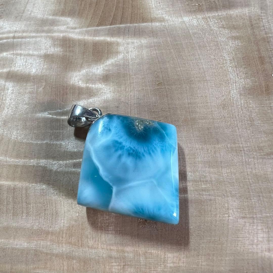 高品質 ラリマー ペンダント ネックレス 2-10