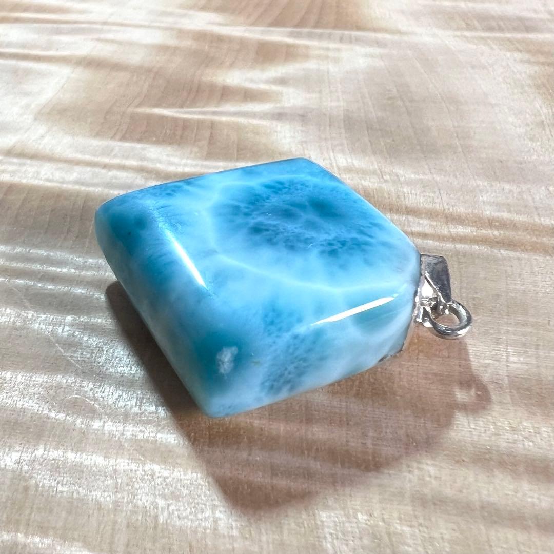 高品質 ラリマー ペンダント ネックレス 2-10