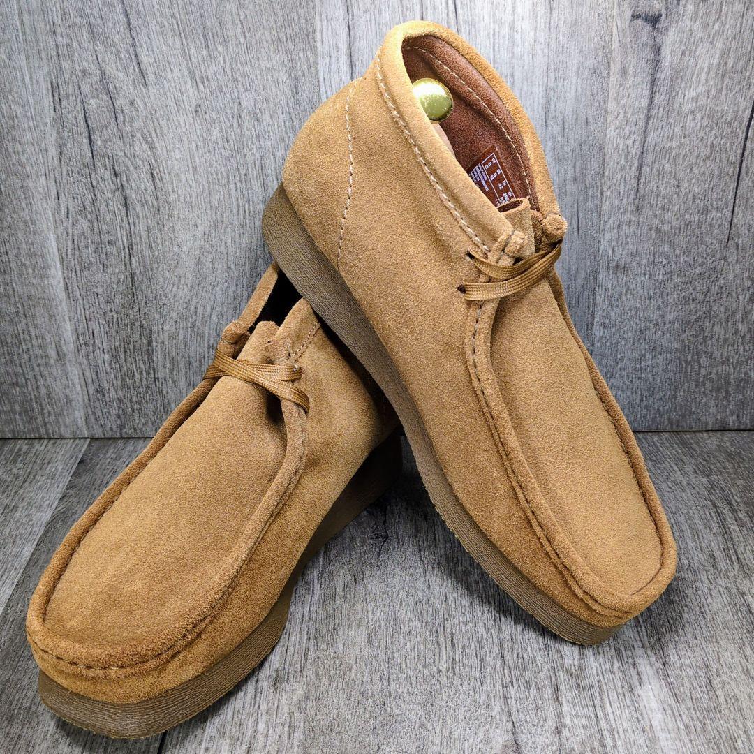 クラークス 26.0cm スエード ワラビー ブラウン Z030