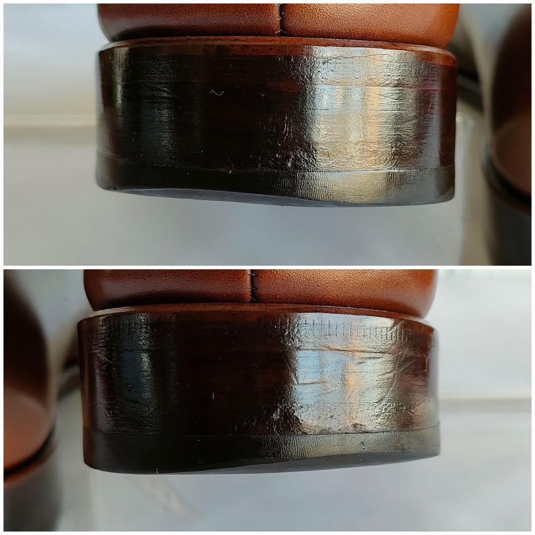 シェットランドフォックス　リーガル　モンクストラップ　ビジネス　茶色　24cm