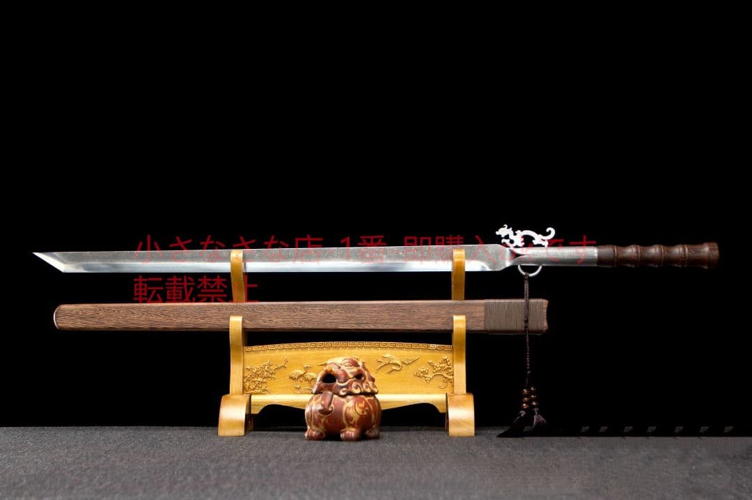 草龍一体唐横刀-高性能ステンレス鋼  古兵器 武具 刀装具 日本刀 模造刀居合刀