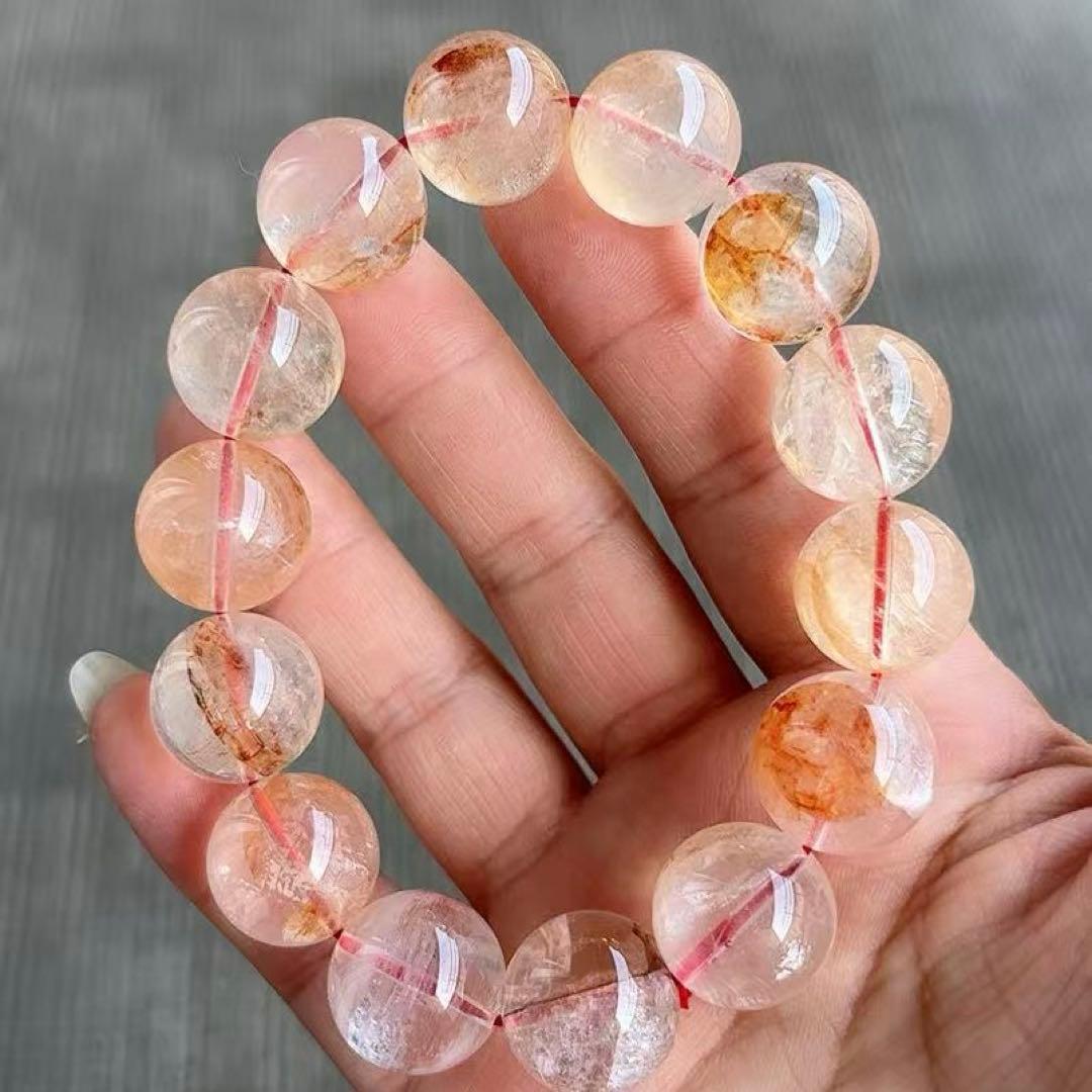 天然石 オーロラクォーツ ライモナイトインクォーツ大玉16mm - メルカリ