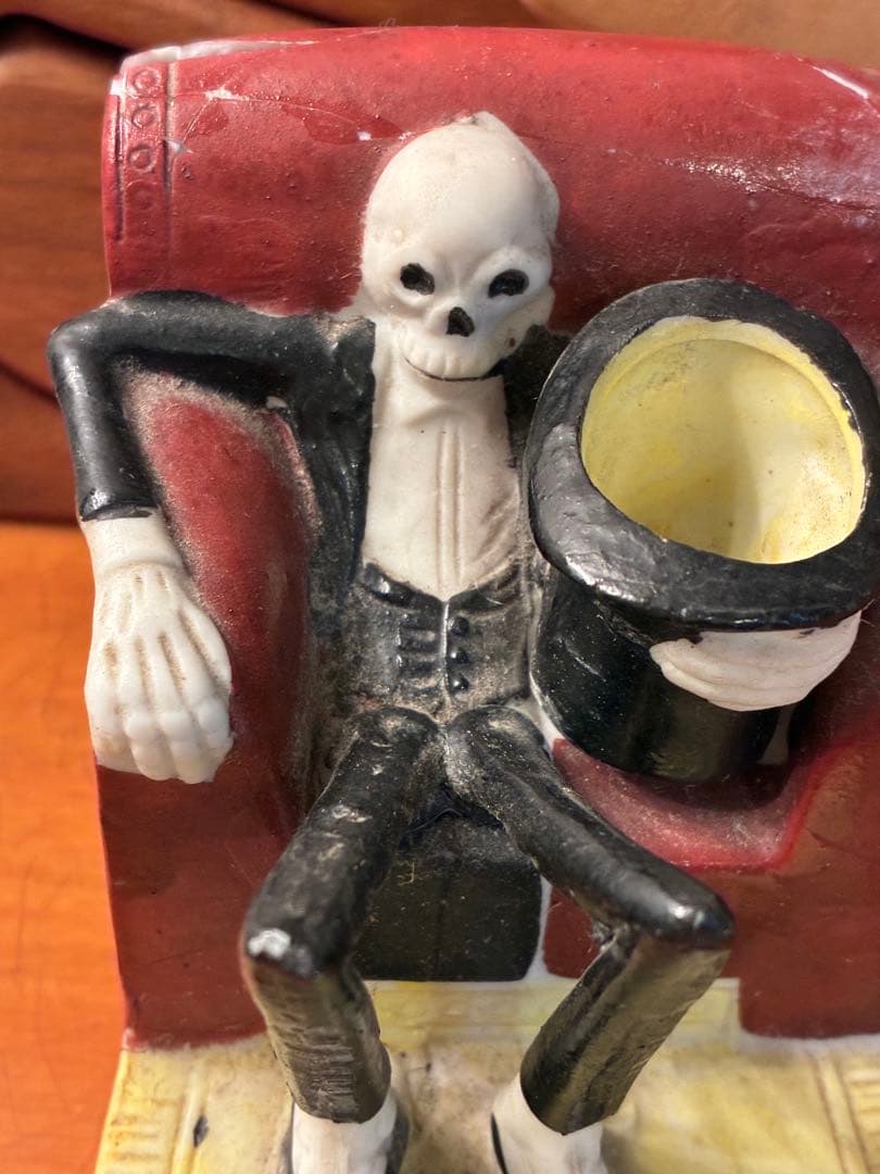 ビンテージ50s Japan スカル 髑髏 骸骨 灰皿 ネイバーフッド 死神