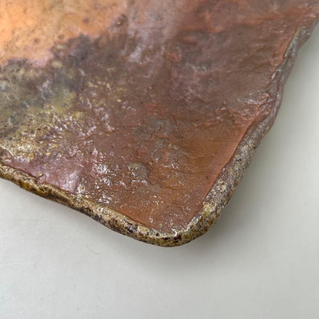 中村 真】陶器 四角皿 木箱付きB006 - メルカリ