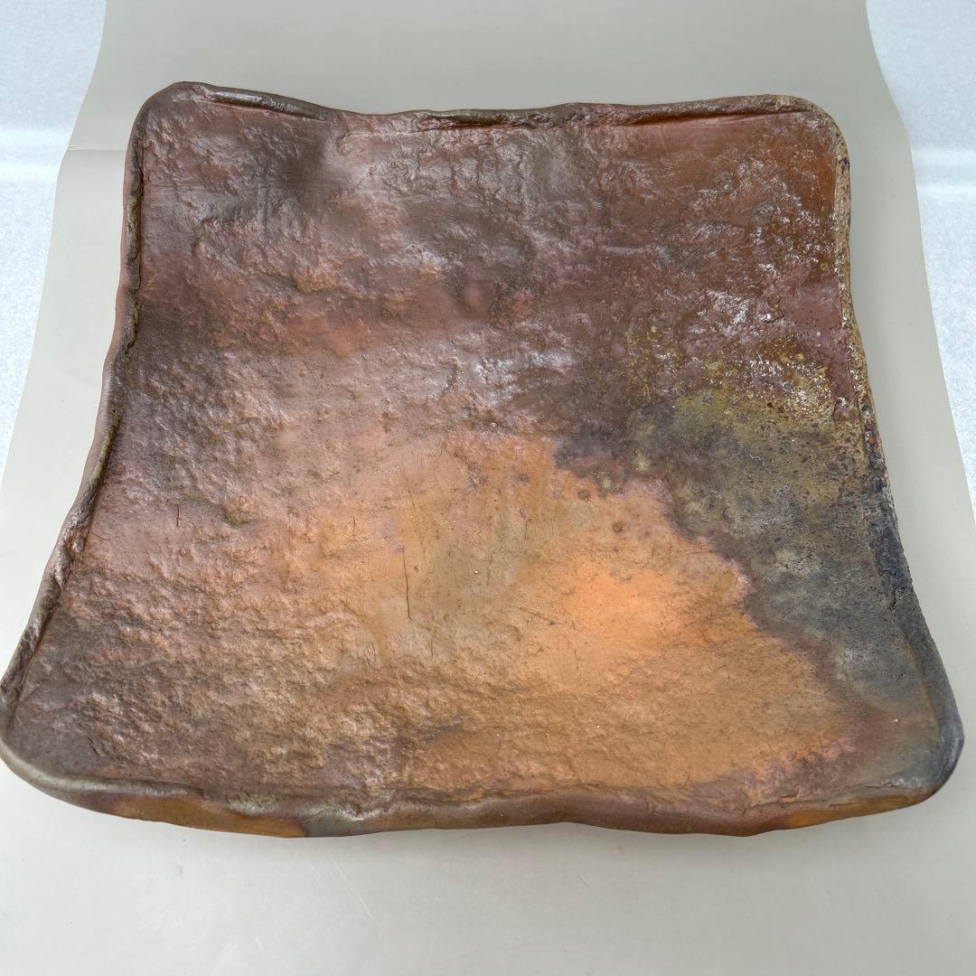 中村 真】陶器 四角皿 木箱付きB006 - メルカリ