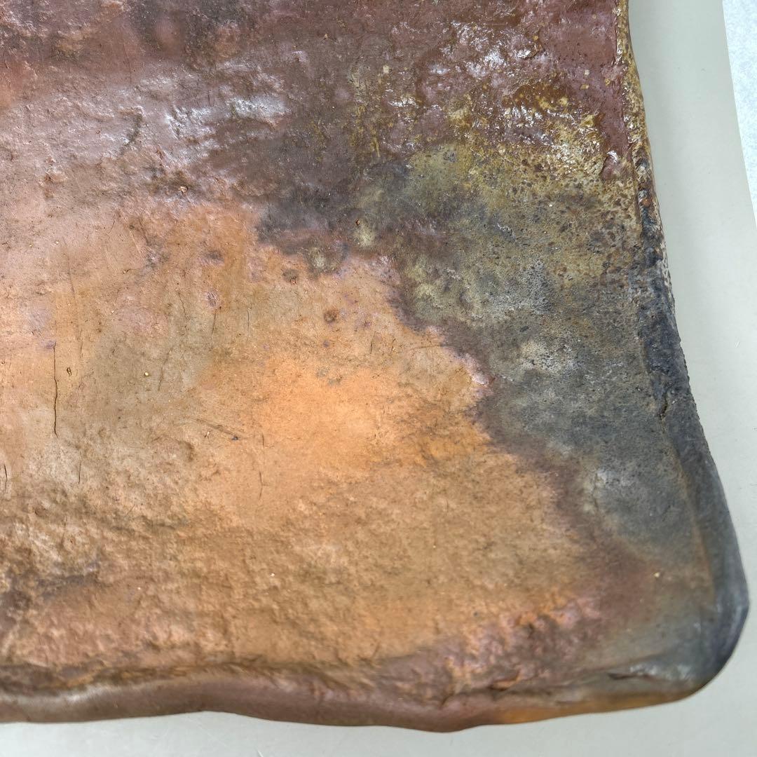 中村 真】陶器 四角皿 木箱付きB006 - メルカリ