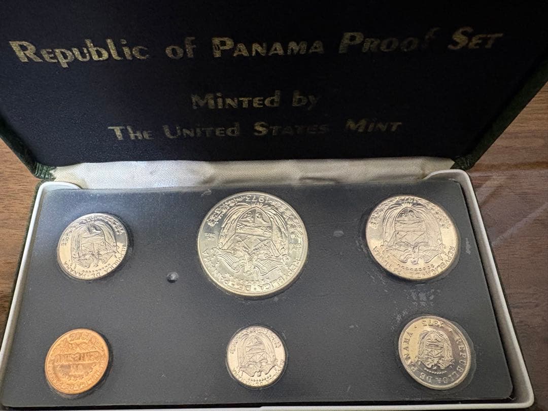 1973年 パナマ プルーフ 6種セット【米国造幣局製造】銀貨含
