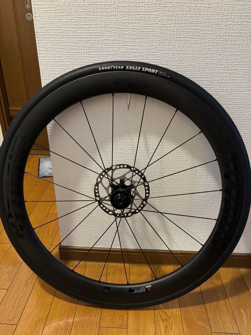 カーボンホイール リムハイト 50mm attaque カーボンホイール