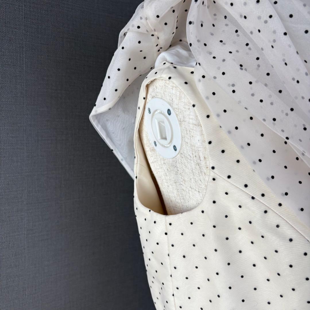 YUKI TORII パーティードレス 結婚式 演奏会 オフショルダー ドット