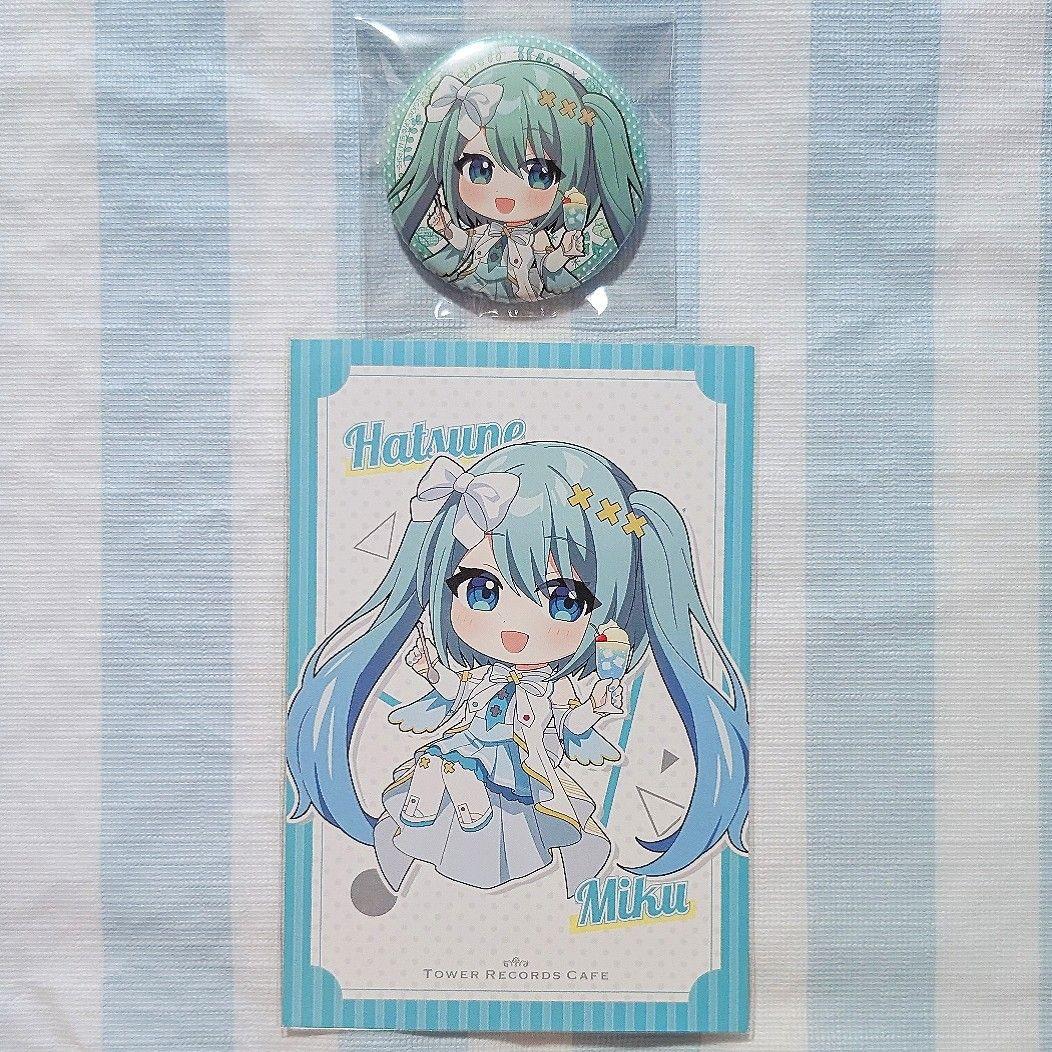 初音ミク TOWER RECORDS 缶バッジ