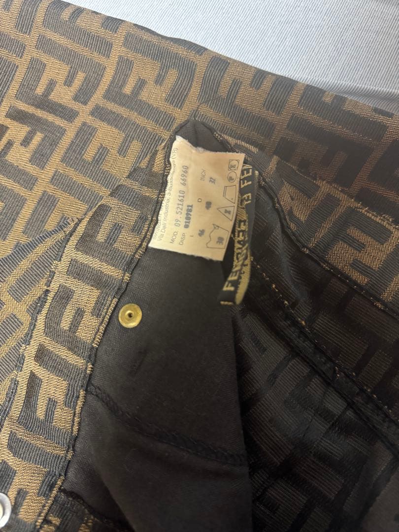 FENDI FFロゴプリント タイトスカート サイズ8