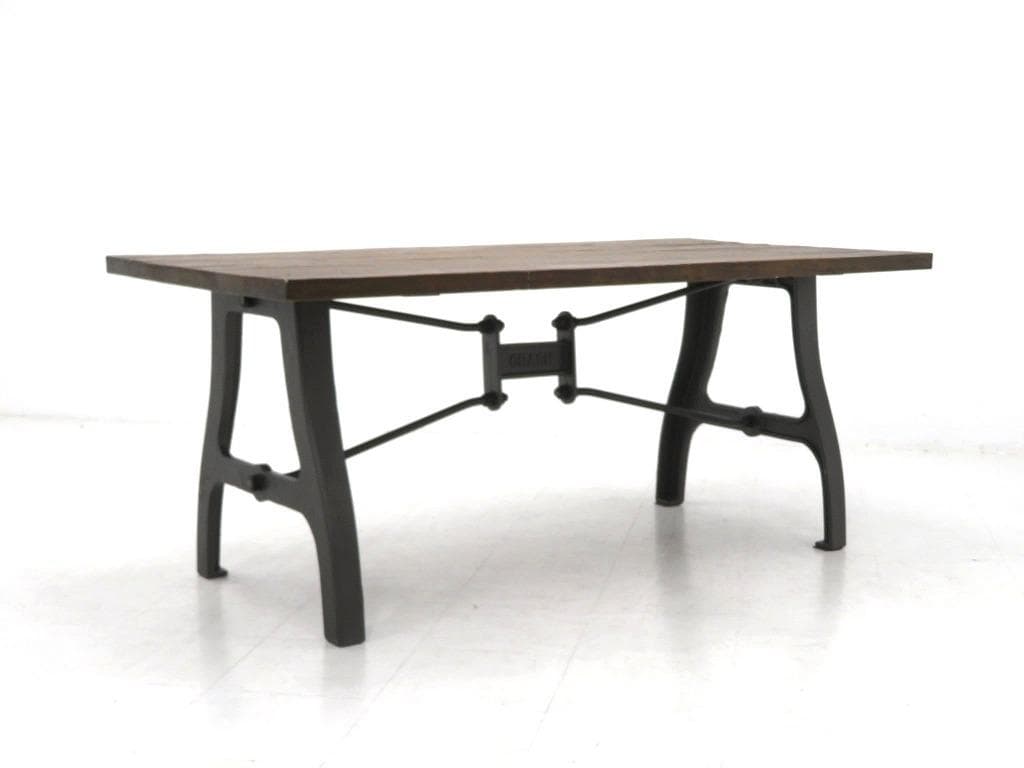 展示品　クラッシュゲート　クランキー　ダイニングテーブル　作業台　無垢材