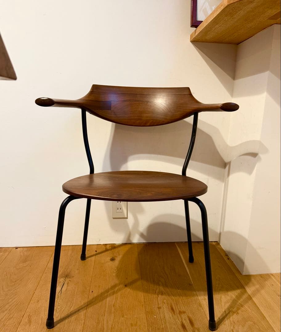 【引き取り限定】ブビンガ一枚板テーブル セット