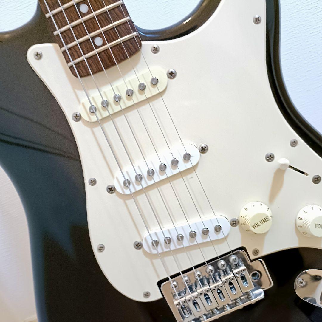 Squier エレキギター ストラトキャスター ブラック メンテ済