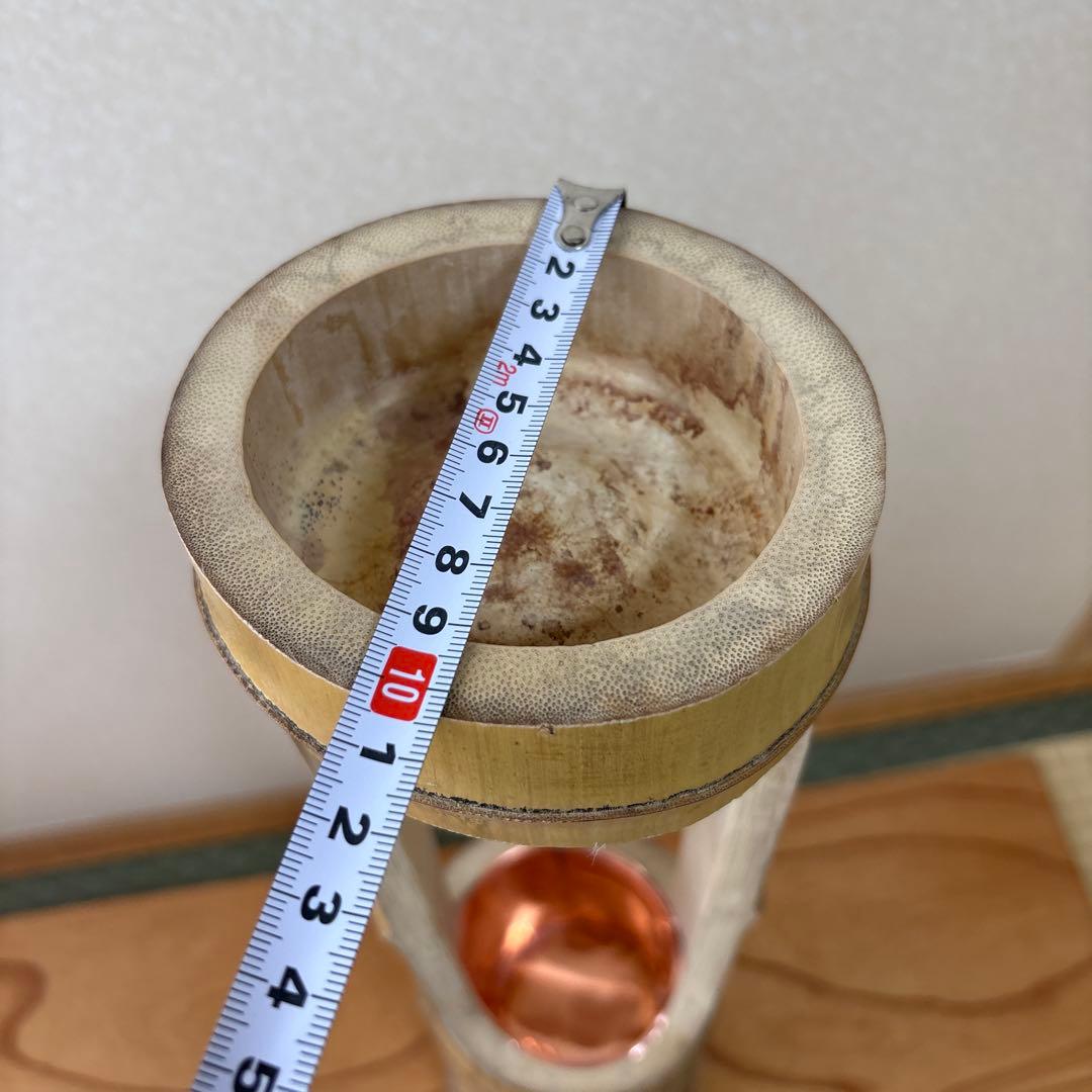 重箱 陶器蓋 草花 鹿 二段重 骨董 ヴィンテージ 時代物 中国 アジア