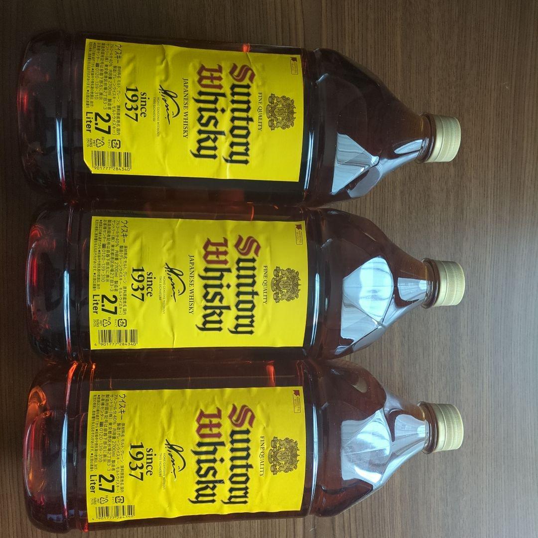 サントリーウイスキー 角2.7リットル3本セット ウイスキー サントリー