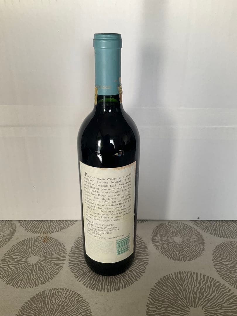 Peachy Canyon 1998 赤ワイン - メルカリ