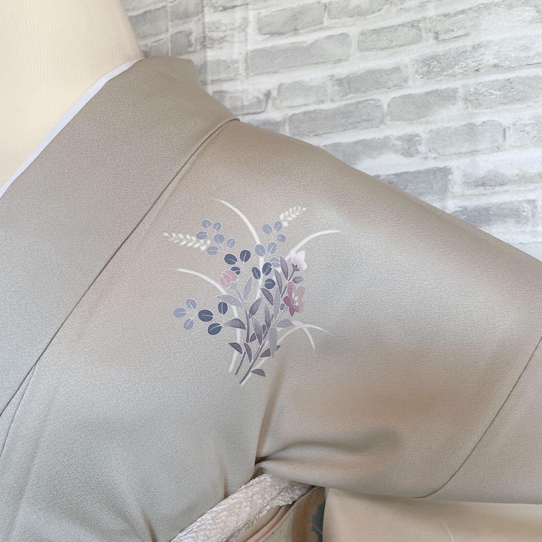 訪問着 フルセット 友禅 菊と梅 儚さ 入学式 卒業式 着物 H6 訪問着