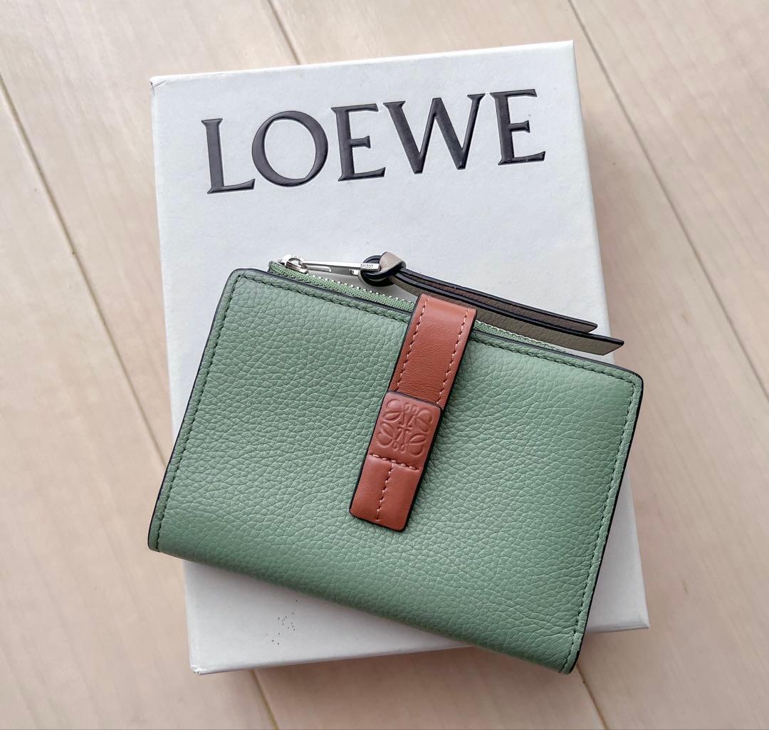 LOEWE ロエベ スリムジップバイフォールドウォレットアナグラム2つ折り財布