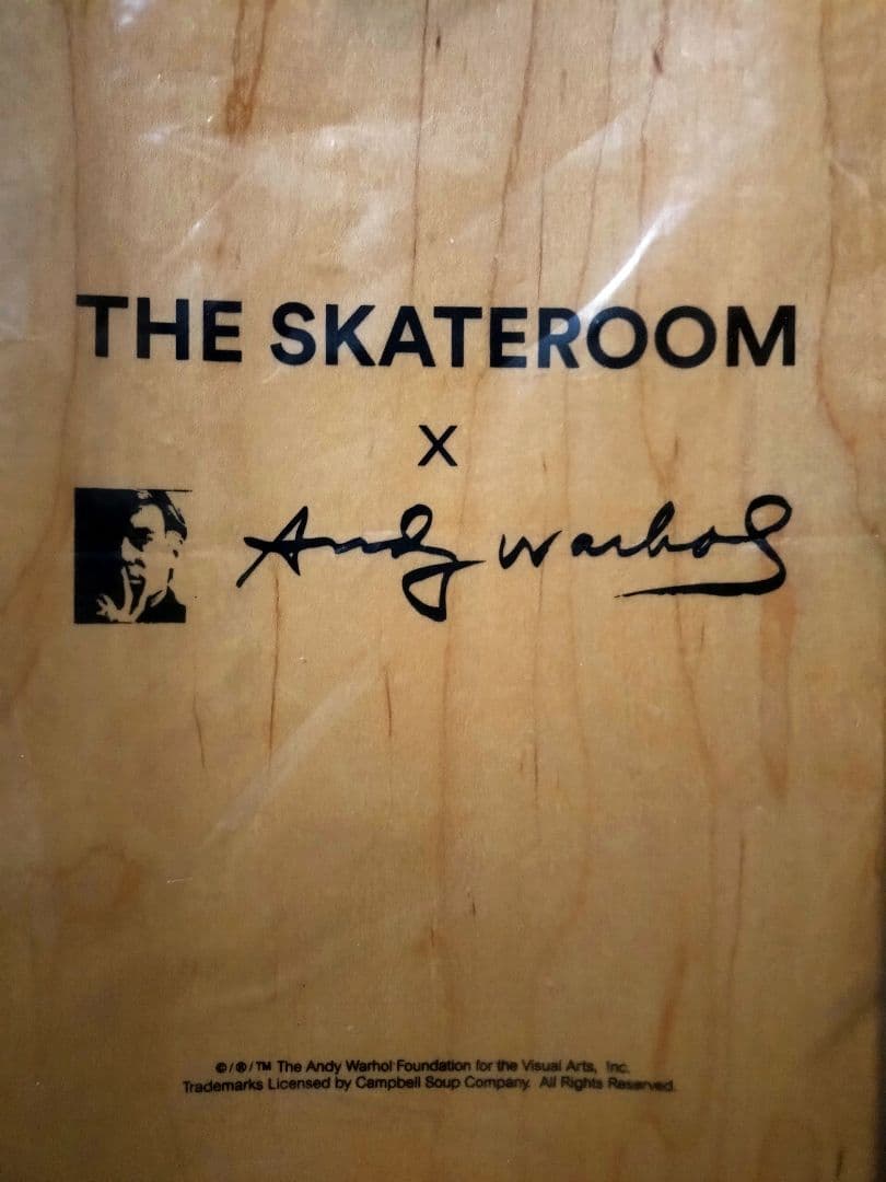 アンディウォーホル×THE SKATEROOM スケートデッキ キャンベルスープ
