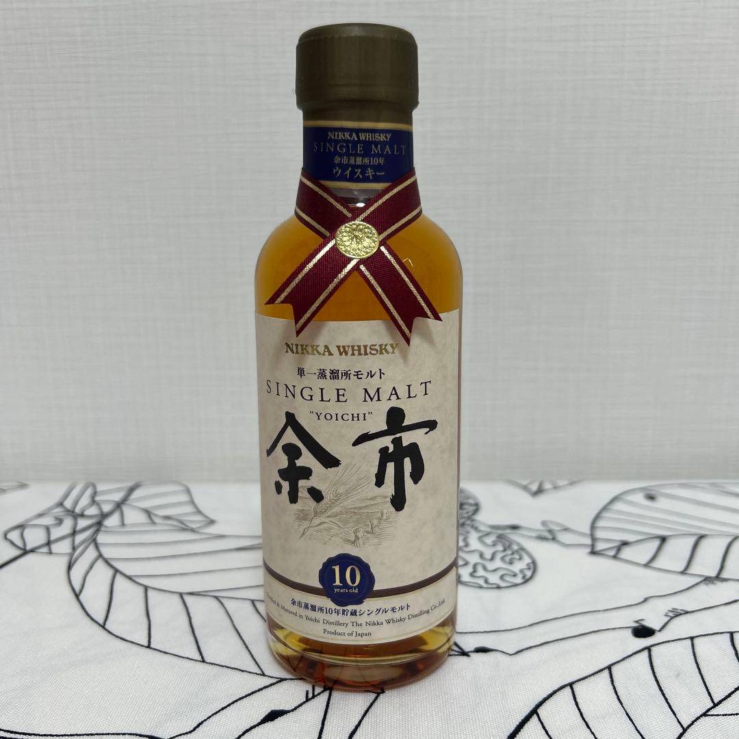 NIKKA シングルモルト余市10年(180ml)、 12年(720ml)セット ニッカ
