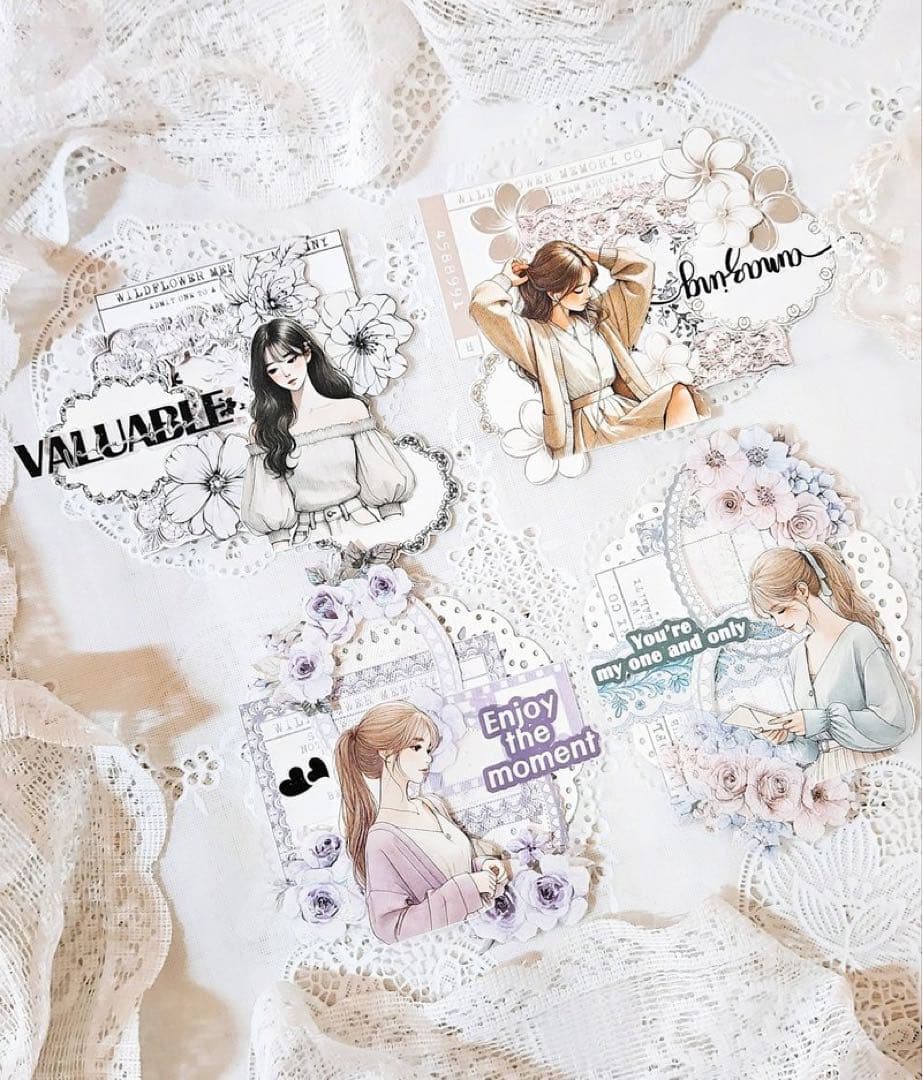 コラージュ素材 紙もの 素材紙 【2486】