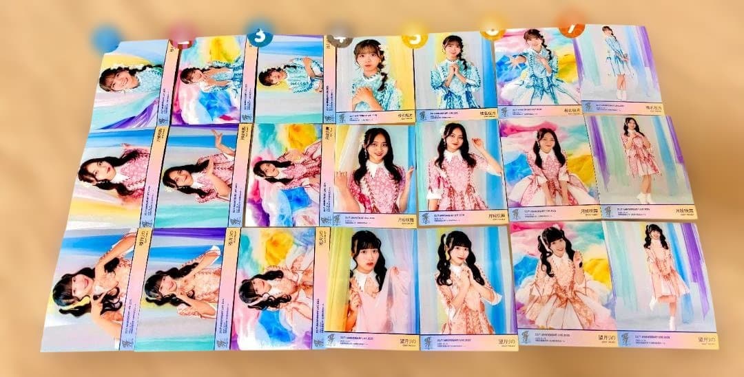 ナナニジ　22/7　3rdアルバム衣装　ABC予想　ブロマイド　バラ売り