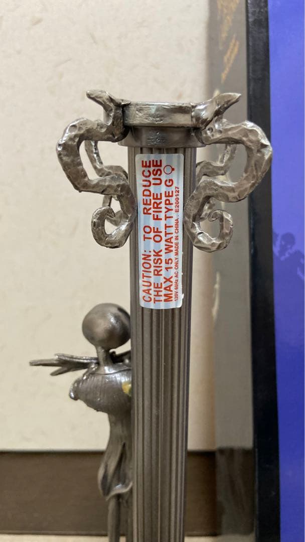 ナイトメア・ビフォア・クリスマス ピューターデスクランプ ジャック