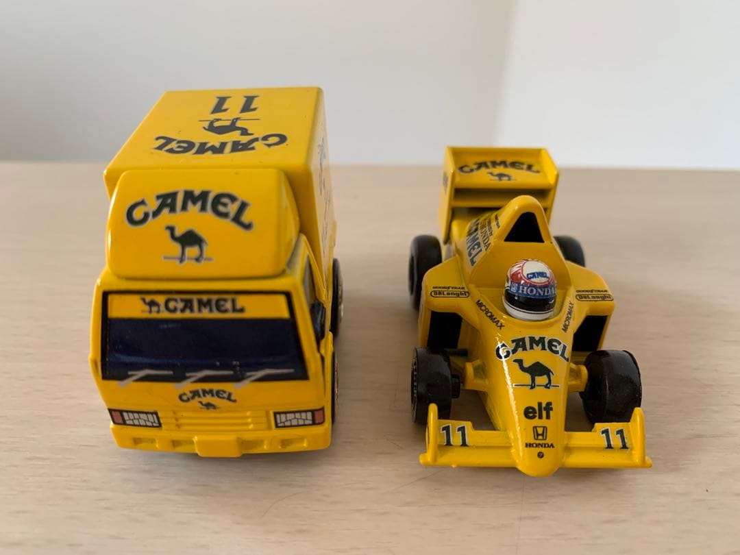 自作 チョロQ 中嶋悟 LOTUS 99T ロータス トランスポーター カスタム