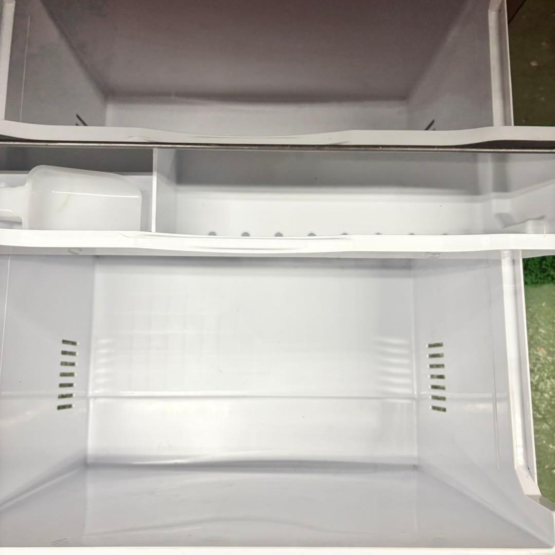 609 ブラウンカラー　日立　大型冷蔵庫　375L 300L強　自動製氷　右開き