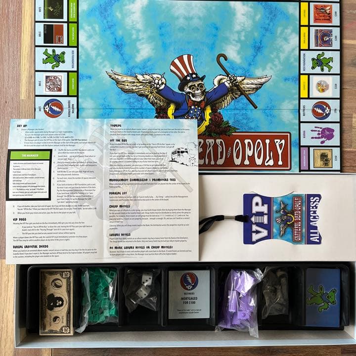 GREATFUL DEAD：モノポリー (ボードゲーム) GREATFUL DEAD：モノポリー