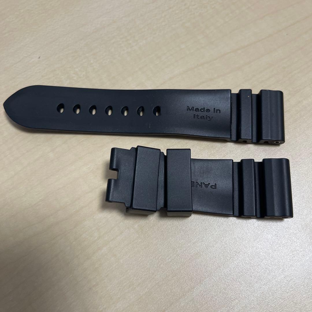 【極美品】パネライ 純正 カウッチュー アコーディオン ラバーベルト 44mm