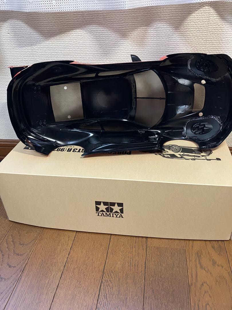 値下げしました。TAMIYA ポルシェ911 GT3R イェーガーマイスター仕様