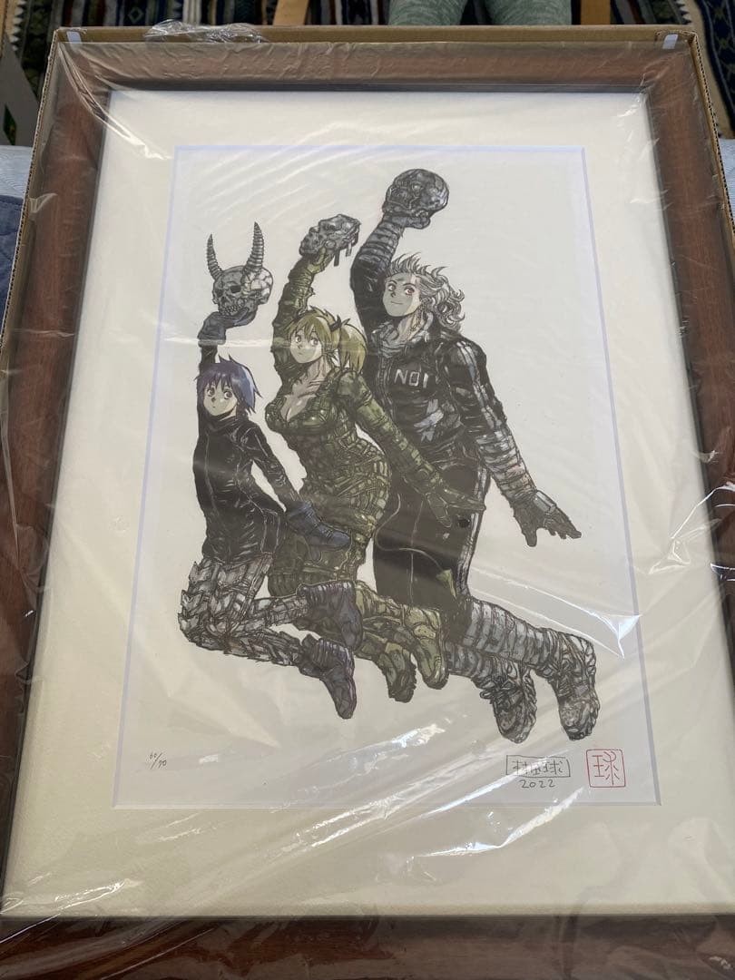 未使用に近い・箱付き】林田球ドロヘドロ複製原画ニカイドウ