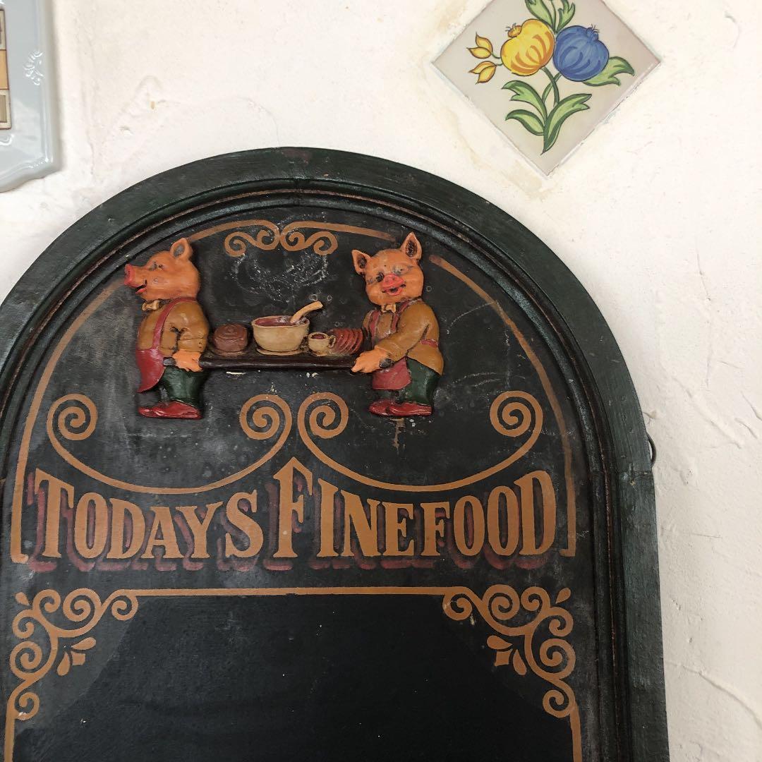 ヴィンテージ フードメニュー黒板 値下げ不可