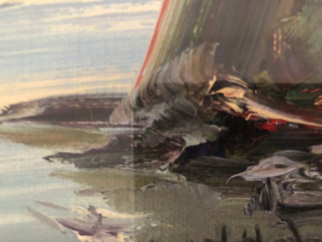 山形弘2 油絵 絵画 額寸 縦800mm横920mm サインあり - メルカリ