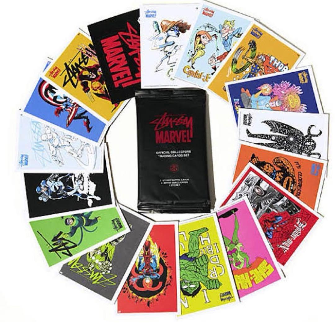 激レア！ステューシー×マーベルのコラボトレーディングカード！未開封！２つ！