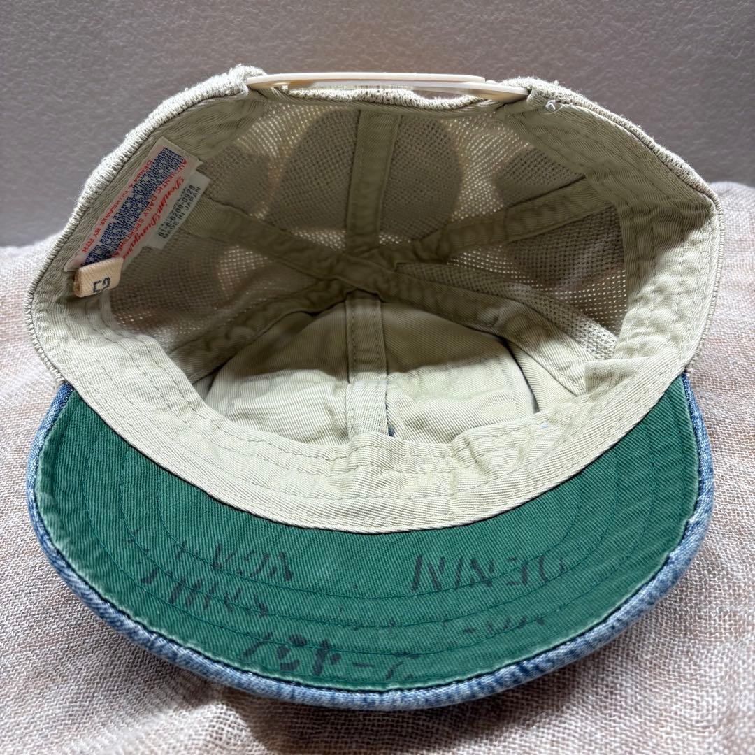 デニム&ダンガリー ワッペン パッチ デニムメッシュキャップ サイズ52