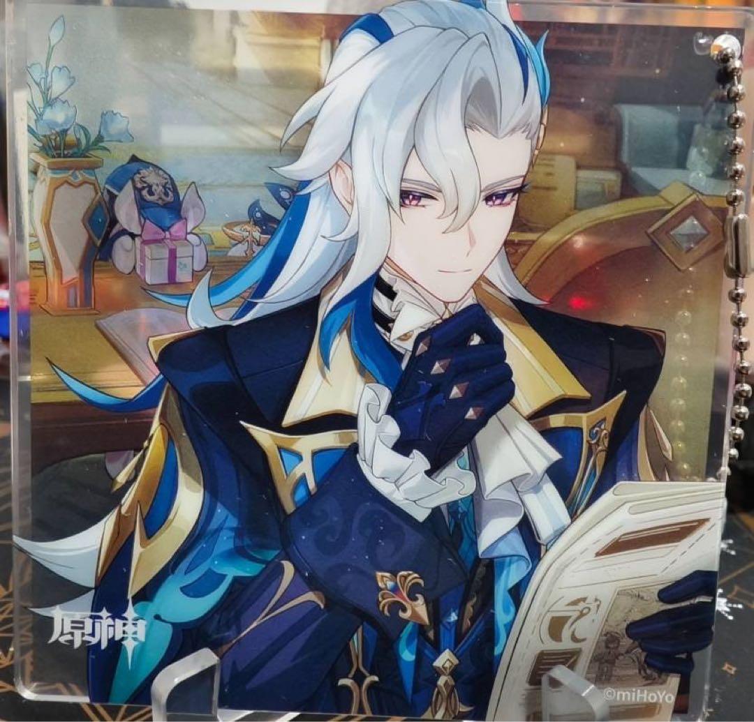 公式正規品 原神 ヌヴィレット コースター 命定の日 誕生日 ストラップ