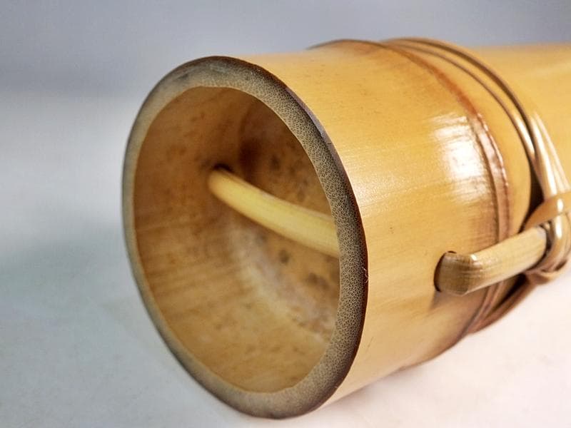 ☆ 三世 早川 尚古斎 嘉代似花筒 共箱 大きな作 高さ54cm!!