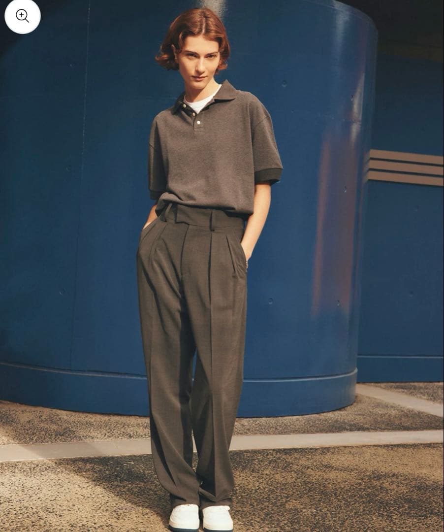 ほぼ未使用⭐︎シンゾーン⭐︎ワイドポロシャツ