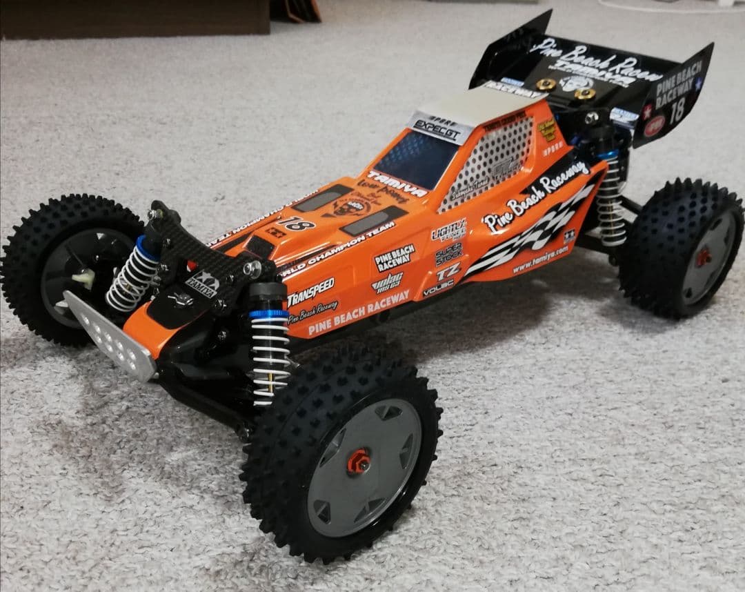 明日終了⭐タミヤDT-03レーシングファイターOP付 2.4GHz仕様セット⭐