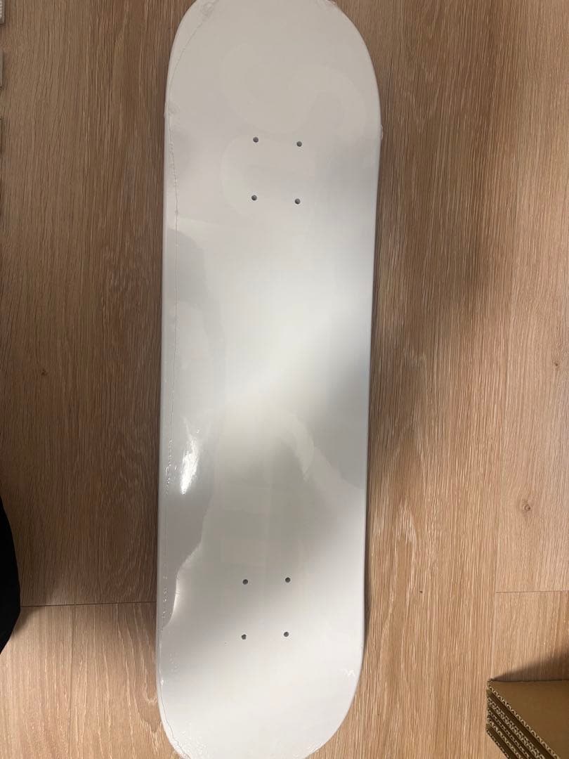 23SS Supreme Tonal Box Logo Skateboard 白